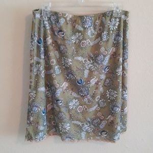 Exhilaration floral skirt